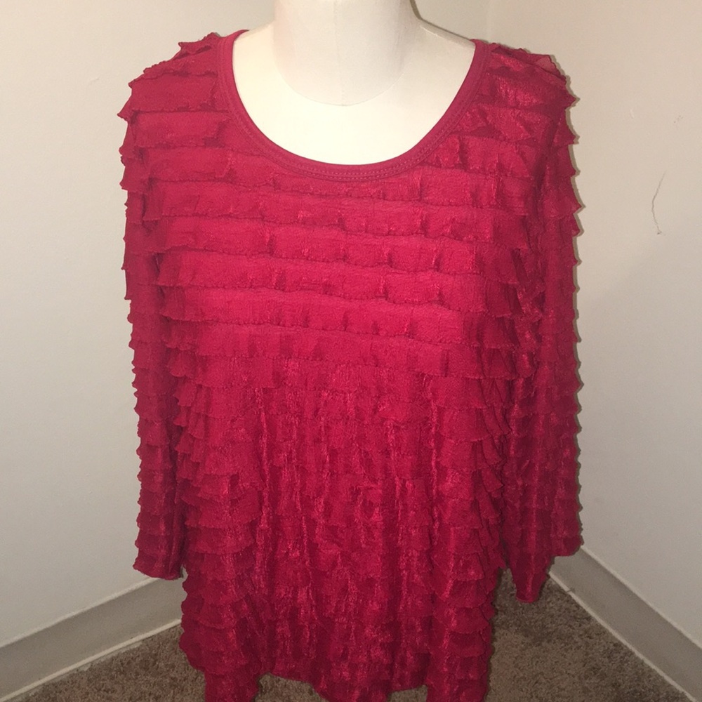 Women’s Ruffle Blouse - Picture 2 of 6